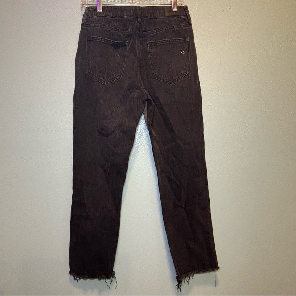 Hidden Two-Tone Distressed Wide Leg Gray & Black Jeans Women’s Size 27 Grunge - Picture 8 of 10